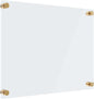 MaxGear Acrylic Dry Erase Board, 18''x24'' Clear White Board for Wall, Non Magnetic Floating White Board for Wall with Marker Holder, Markers and Eraser, for Office, School, Restuarant