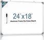 MaxGear Small White Board Aluminum Frame, 11"x14" Double-Sided Dry Erase Board, Mini Writing Board Dry Erase, Small Whiteboard Portable for Hanging on The Wall for School Home Office