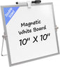 MaxGear Dry Erase Magnetic White Board, 16" x 12" Double-Sided Dry Erase Board with Stand, Large Desktop Whiteboard for Kids Home, School, Office - Planning, Memo, to Do List