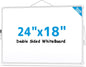 MaxGear Double-Sided Dry Erase Board for Wall, 16"x12" Hanging Whiteboard, Small Dry Erase White Board with 3 Markers&4 Magnets, Portable Whiteboard for Students - Planning, Drawing, Memo, to Do List