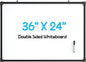 MaxGear Small Dry Erase Board, 14"x11" Double Sided Hanging Whiteboard for Wall, Mini White Board with a Black Dry Erase Marker, Portable Whiteboard for Planning Learning Writing Drawing Memo