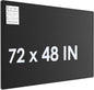 MaxGear Extra Large Bulletin Board 72" x 48", Foldable Felt Board Vision Board Supplies, Cork Board for Office, Home, School, Small Pin Boards for Walls Decorative Display Board Dark Blue
