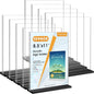 MaxGear Acrylic Sign Holder 8.5x11 Vertical, 2 Pack Double Sided Clear Display Stand, Table Paper Holder, Plastic Menu Flyer Stand, Plastic Sign Frame for Stores, Restaurants, Hotels, Office