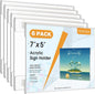 MaxGear Acrylic Sign Holder 8.5x11 with Double-Sided Tape, 3 Pack Clear Plastic Door Wall Mount Sign Holder, Document Flyer Poster Paper Acrylic Wall Frame for Office, Home, Store, Restaurant