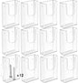 MaxGear Brochure Holder 4x9 inch Acrylic Literature Display Stand Clear Plastic Flyer Holder Wall Mount or Countertop Use for Pamphlets, Booklets, 3 Pack