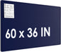 MaxGear Extra Large Bulletin Board 72" x 48", Foldable Felt Board Vision Board Supplies, Cork Board for Office, Home, School, Small Pin Boards for Walls Decorative Display Board Dark Blue