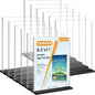 MaxGear Acrylic Sign Holder 8.5x11 Vertical, 2 Pack Double Sided Clear Display Stand, Table Paper Holder, Plastic Menu Flyer Stand, Plastic Sign Frame for Stores, Restaurants, Hotels, Office