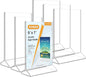 MaxGear Acrylic Sign Holder Table Card Display 4 X 6 inches Clear Sign Display Holder Plastic Table Menu Stand Double Sided Ad Picture Frame for Office, Home, Store, Restaurant, 6 Pack