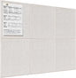 MaxGear Large Cork Board for Wall 36" x 24", Black Bulletin Board, 6 Pack Felt Wall Tiles with Pushpins, Cork Boards for Office Push Pin Board Tack Board Felt Board
