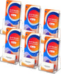MaxGear 4x9 inch Brochure Holder, 2 Pack Acrylic Display Stand with Business Card Slot, Countertop Literature, Flyer, Trifold, Pamphlet, Booklet Menu Organizer