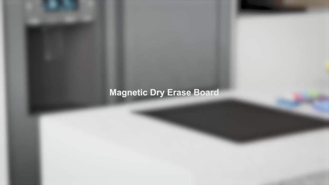 B1501-Black Magnetic Whiteboard-S